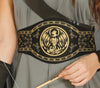 GP84572 – Bogenschütze Mittelalter Prinzessin Kostüm – Größe: 38 - 40 (M) – Farbe: Grau