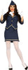 GP84577 – Lotsen Uniform Karnevalskostüm Flugassistent – Größe: 38 - 40 (M) – Farbe: Blau