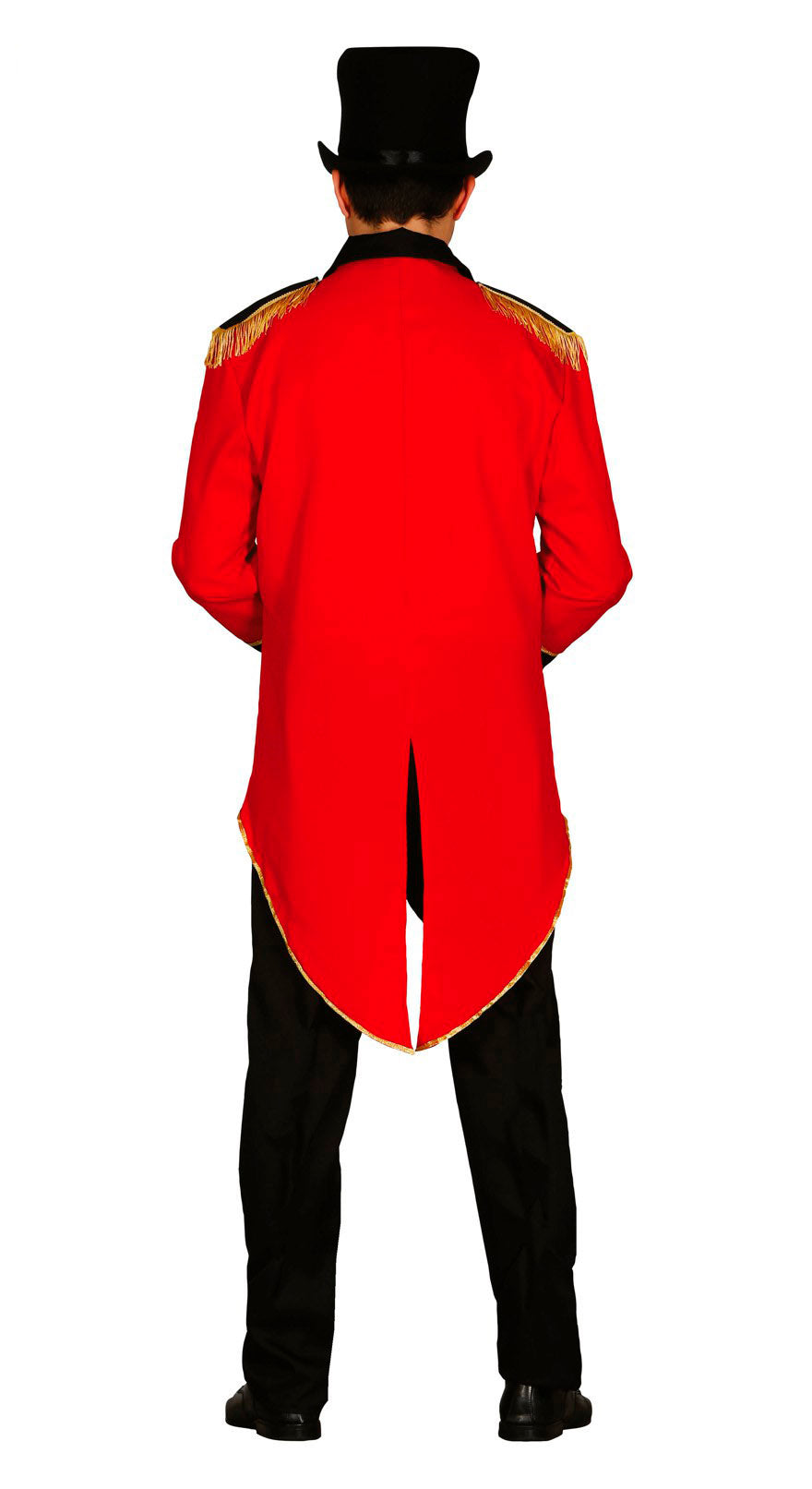 GP84586 – Zirkusdirektor Kostüm Karneval 19 – Größe: 48 - 50 (M) – Farbe: Rot, Ansicht 2