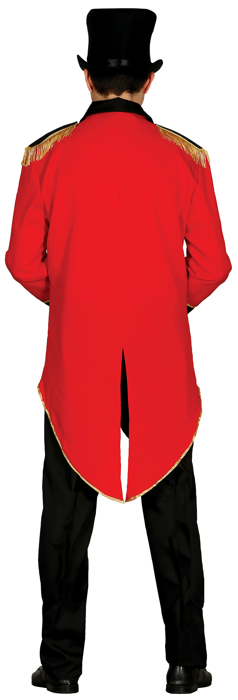 GP84586 – Zirkusdirektor Kostüm Karneval 19 – Größe: 52 - 54 (L) – Farbe: Rot