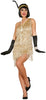 GP84595 – Groovy 20's Gold Flapper – Größe: 42 - 44 (L) – Farbe: Gold