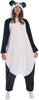 GP84612 – Tier Kigurumi Panda Kostüm Overall – Größe: 42 - 44 (L) – Farbe: Weiß