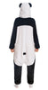 GP84612 – Tier Kigurumi Panda Kostüm Overall – Größe: 42 - 44 (L) – Farbe: Weiß