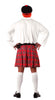 GP84614 – Weltkulturen Schottischer Kilt Kostüm – Größe: 52 - 54 (L) – Farbe: Weiß