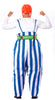 GP84624 – Gallischer Krieger Kostüm Antik – Größe: 52 - 54 (L), 54 - 56 (XL) – Farbe: Blau