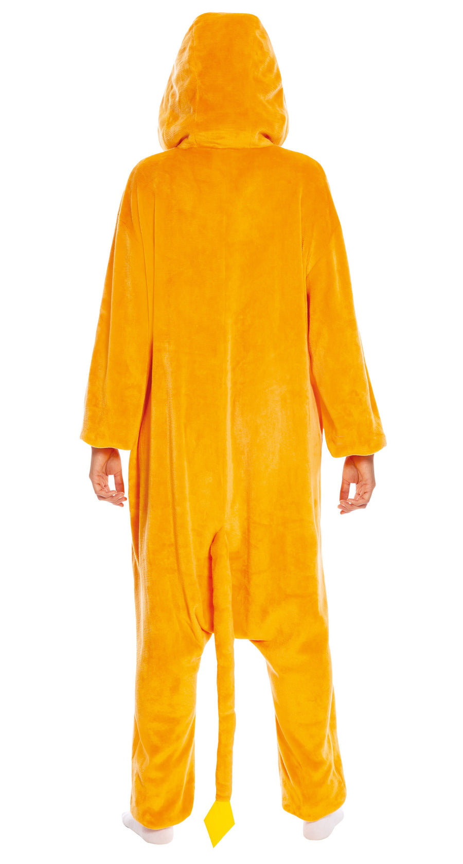 GP84626 – Drache Kapuze Jumpsuit Tier Kostüm – Größe: 52 - 54 (L) – Farbe: Orange, Ansicht 2