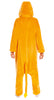 GP84626 – Drache Kapuze Jumpsuit Tier Kostüm – Größe: 52 - 54 (L) – Farbe: Orange