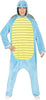 GP84627 – Schildkröte Kostüm Herren Tier Jumpsuit – Größe: 52 - 54 (L) – Farbe: Blau