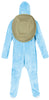 GP84627 – Schildkröte Kostüm Herren Tier Jumpsuit – Größe: 52 - 54 (L) – Farbe: Blau