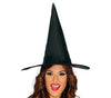 GP80026 – Hexe Schwarze Magie Halloween Zauberhut – Größe: 38 - 40 (M) – Farbe: Schwarz