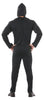 GP80027 – Skelett Reaper Halloween Anzug Mit Kapuze – Größe: 48 - 50 (M) – Farbe: Schwarz