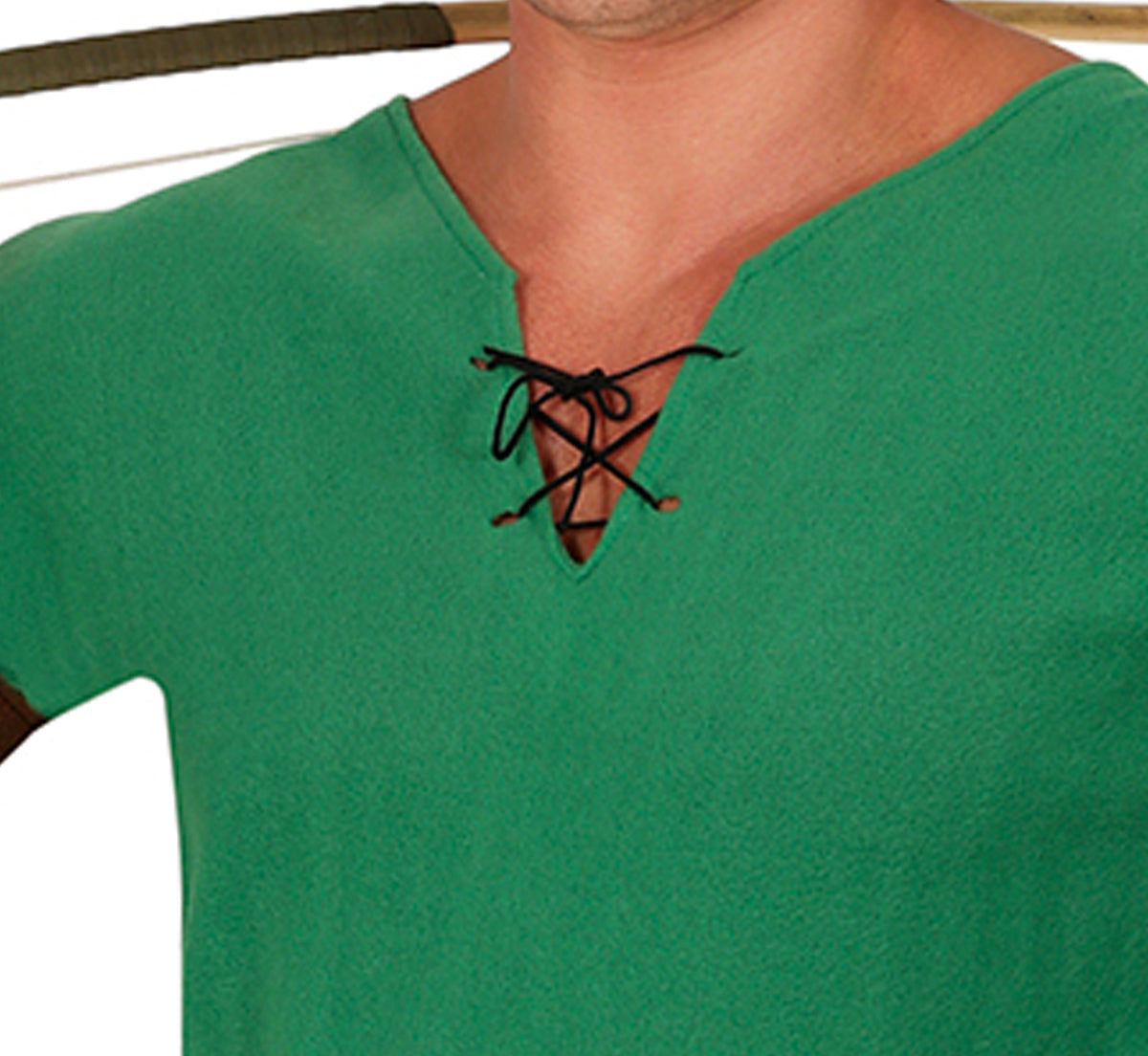 GP80131 – Banditen Bogenschütze Kostüm Mittelalter – Größe: 48 - 50 (M) – Farbe: Grün