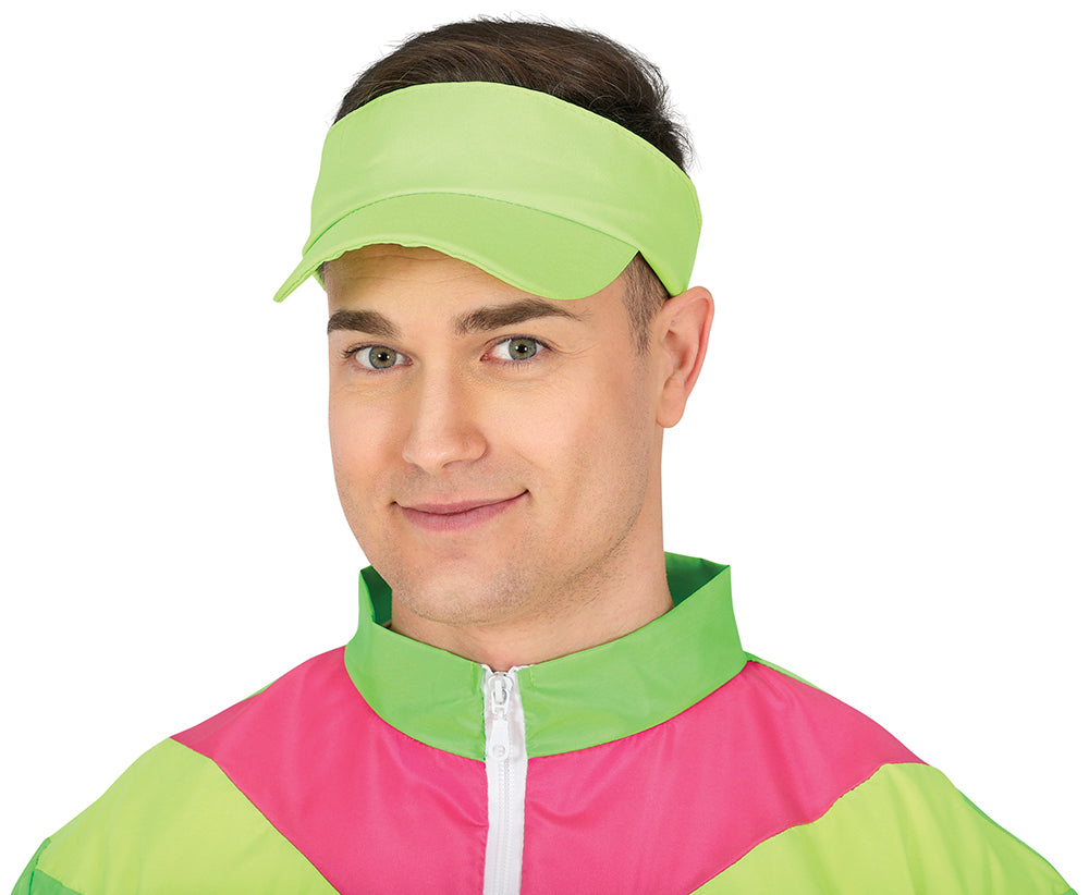 GP13813 – 80er Visor für Erwachsene Neon – Farbe: Grün