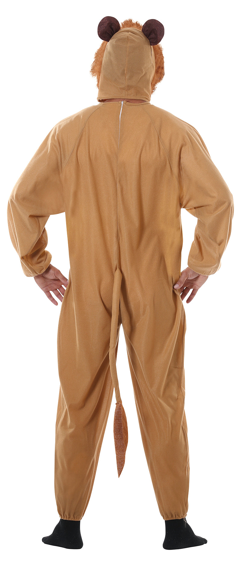 GP80307 – Löwe König Karneval Kostüm – Größe: 48 - 50 (M) – Farbe: Braun