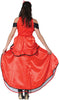 GP80374 – Cowboy Tänzerin Kleid Karneval – Größe: 36 - 38 (S) – Farbe: Rot
