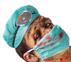 GP80477 – Zombie Arzt Kostüm Halloween Schreck – Größe: 48 - 50 (M) – Farbe: Blau