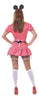 GP80510 – Maus Karnevalkostüm Rote Tupfen Kleid – Größe: 42 - 44 (L), 44 - 46 (XL) – Farbe: Rot