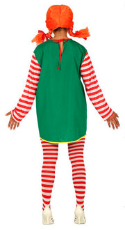 Clown Buntes Spaßkostüm Rot Grün, Bild 6