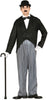 GP80595 – Clown Filmstar Karneval Kostüm Gentlemen – Größe: 48 - 50 (M) – Farbe: Schwarz