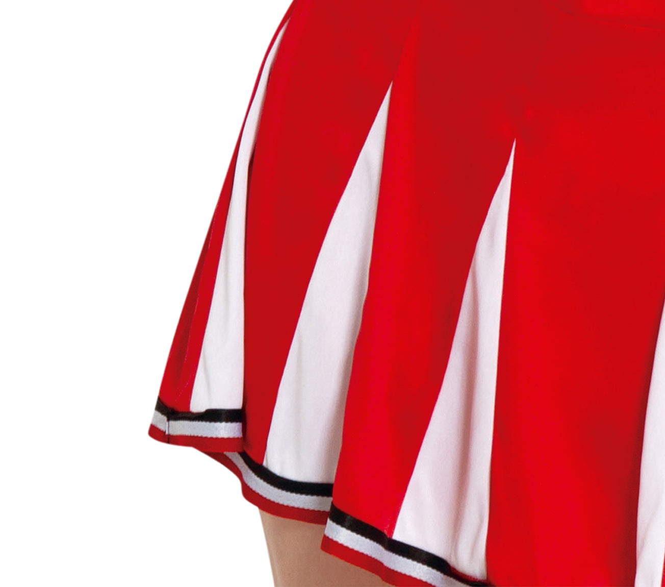 GP80597 – Sport Festliche Cheerleader Karneval – Größe: 44 - 46 (XL) – Farbe: Rot