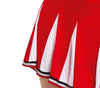 GP80597 – Sport Festliche Cheerleader Karneval – Größe: 44 - 46 (XL) – Farbe: Rot