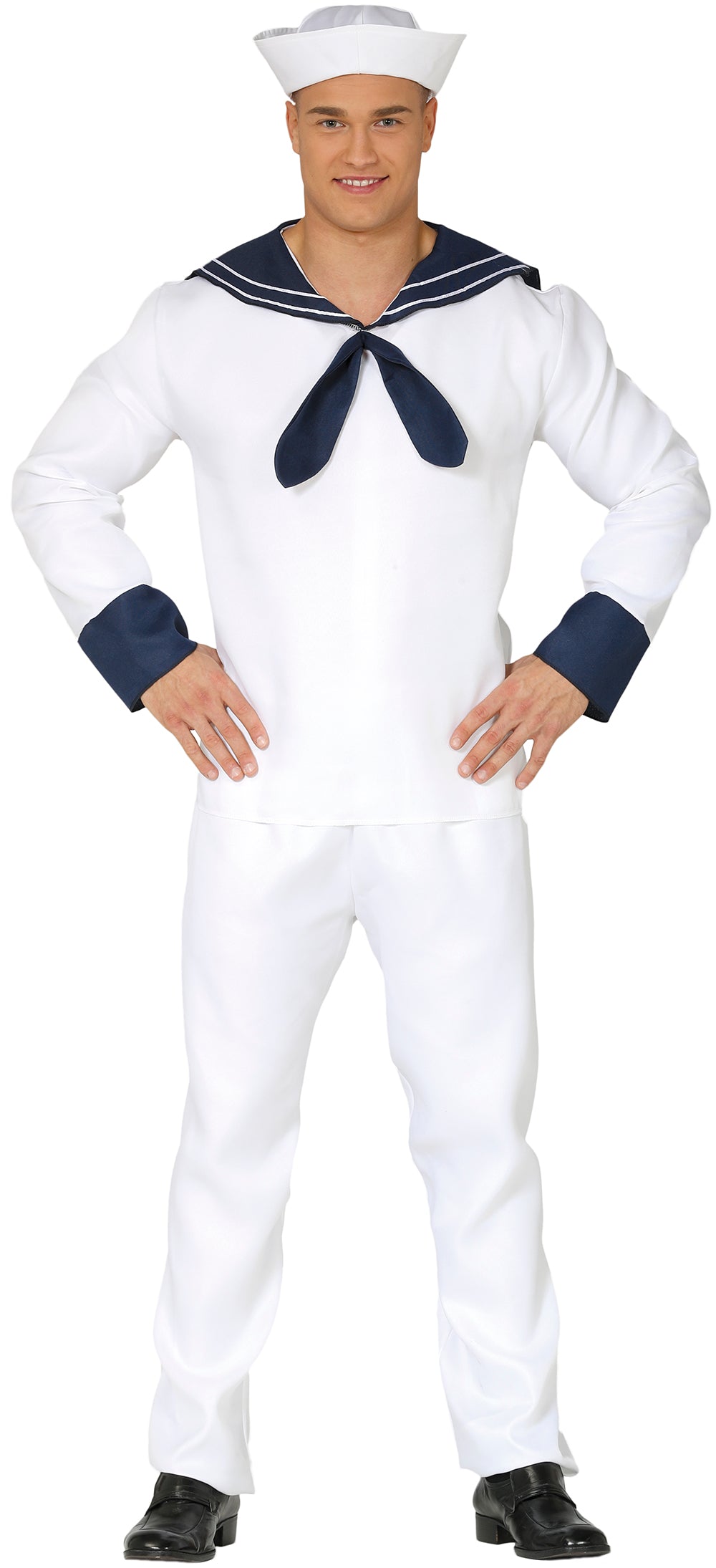 GP80616 – Matrosen Uniform 40er Jahre Klassiker – Größe: 48 - 50 (M) – Farbe: Weiß