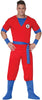 GP80627 – Ninja Abenteurer Helden Kostüm Asien – Größe: 48 - 50 (M) – Farbe: Rot