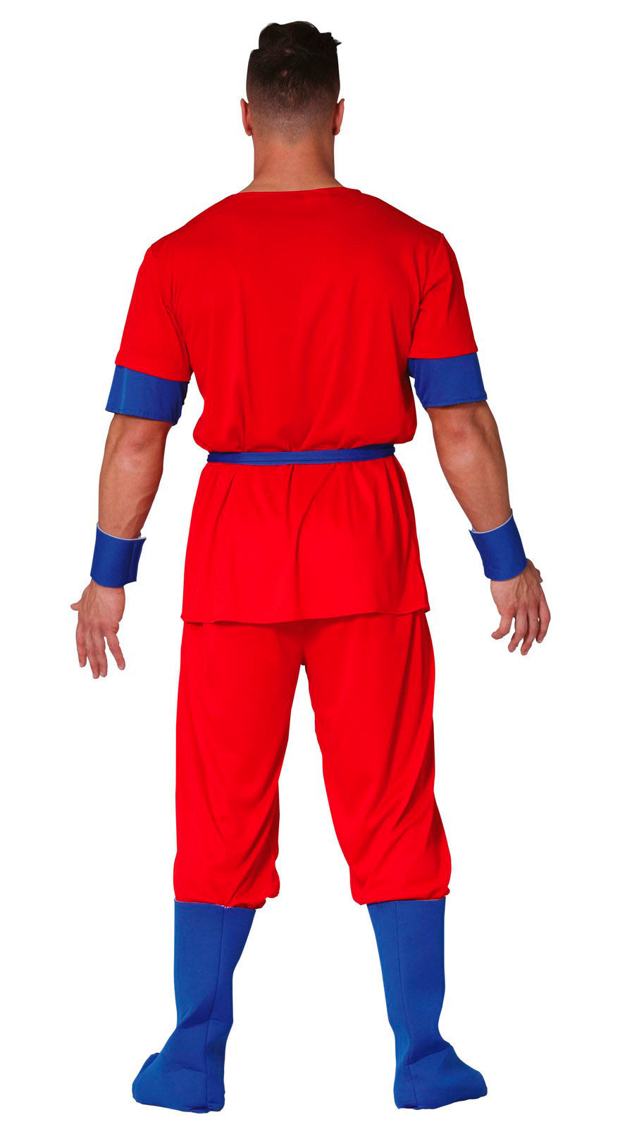 GP80627 – Ninja Abenteurer Helden Kostüm Asien – Größe: 48 - 50 (M) – Farbe: Rot