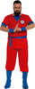 GP80627 – Ninja Abenteurer Helden Kostüm Asien – Größe: 54 - 56 (XL) – Farbe: Rot