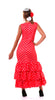 GP80629 – Tänzerin Kleid Kultur Flamenco – Größe: 42 - 44 (L) – Farbe: Rot