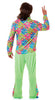 GP80631 – Hippie Karneval Kostüm Bunte Blumenkraft – Größe: 48 - 50 (M) – Farbe: Grün
