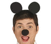 GP80635 – Maus Märchenkostüm Karneval Kleider – Größe: 48 - 50 (M), 54 - 56 (XL) – Farbe: Schwarz