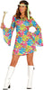 GP80638 – Hippie Party Flower Power 60s Kostüm – Größe: 38 - 40 (M) – Farbe: Mehrfarbig