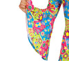 GP80638 – Hippie Party Flower Power 60s Kostüm – Größe: 38 - 40 (M) – Farbe: Mehrfarbig