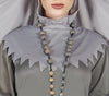 GP80947 – Halloween Nonne Dunkles Mysterium Kostümgeist – Größe: 38 - 40 (M) – Farbe: Grau