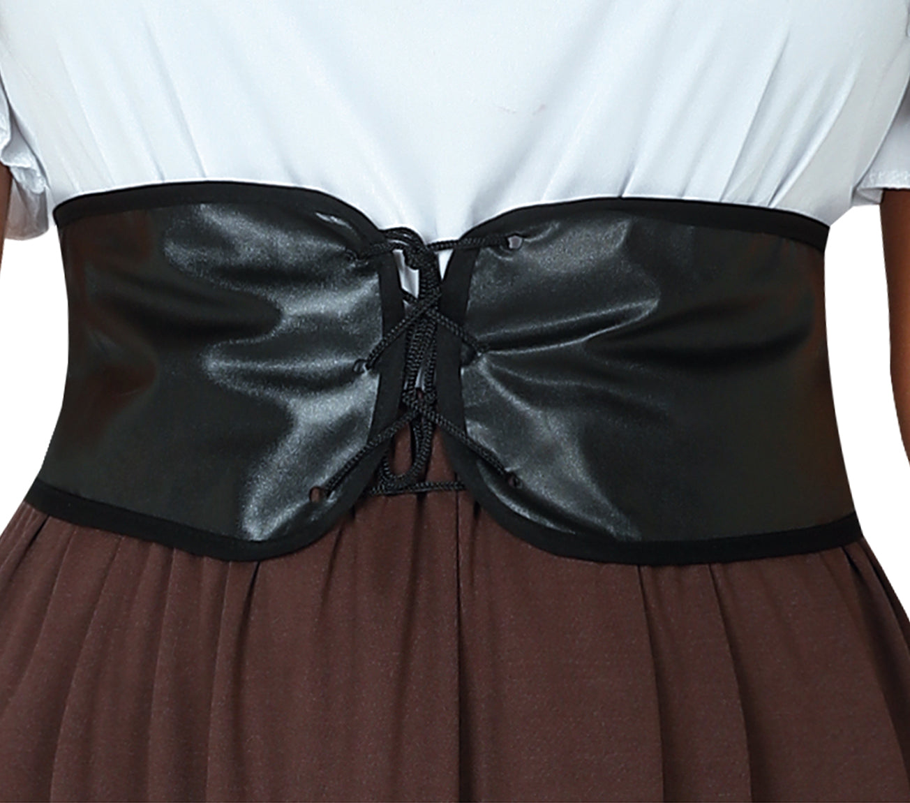 GP80644 – Mittelalterliche Taverne Kostüm Historisch – Größe: 38 - 40 (M), 44 - 46 (XL) – Farbe: Braun, Weiß