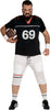 GP80652 – Sportheld Karnevalkostüm Quarterback – Größe: 54 - 56 (XL) – Farbe: Schwarz