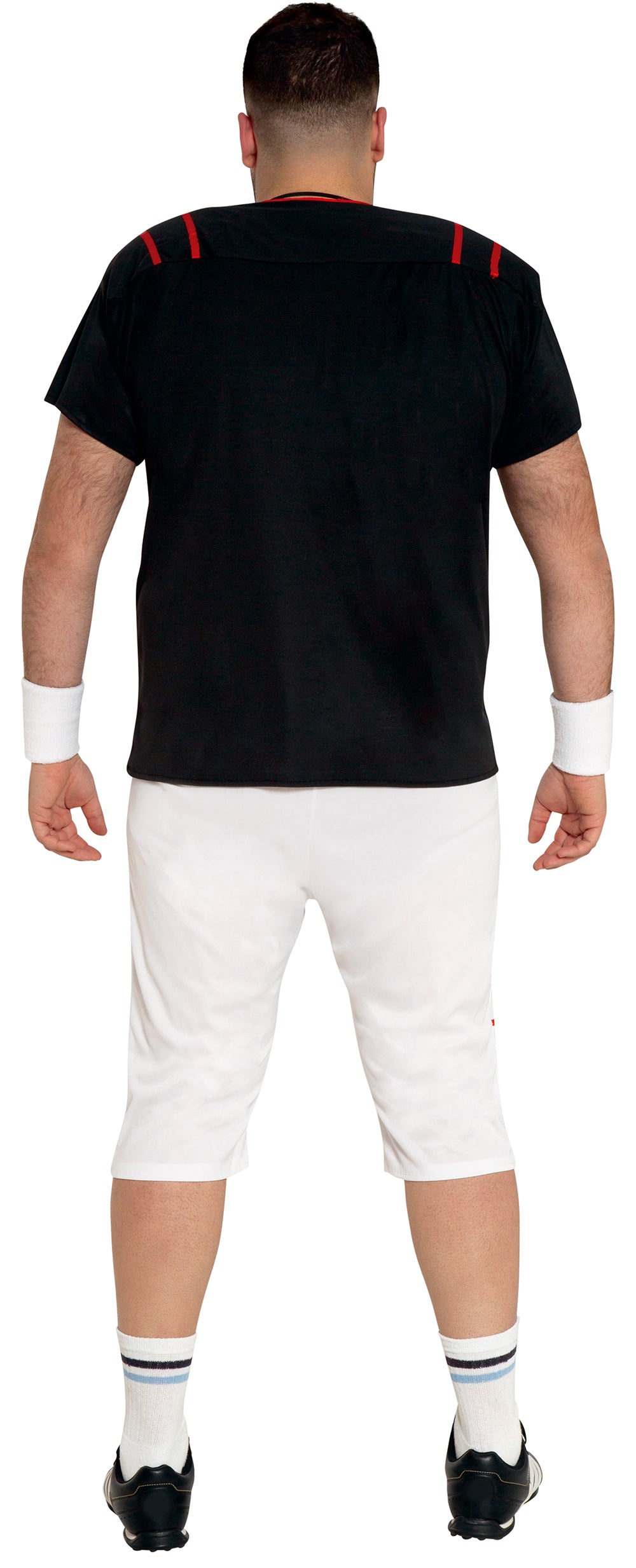 GP80652 – Sportheld Karnevalkostüm Quarterback – Größe: 54 - 56 (XL) – Farbe: Schwarz