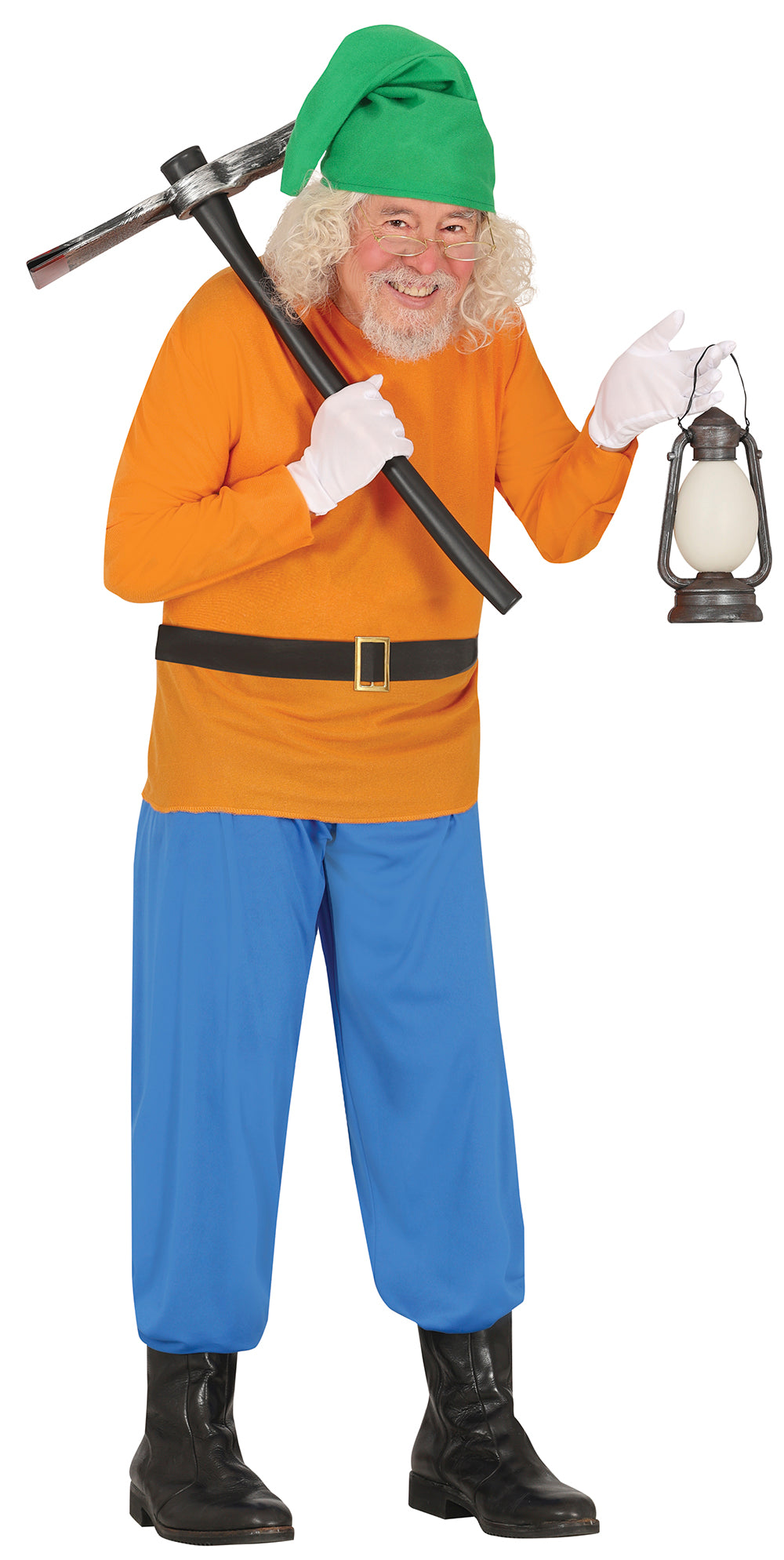 GP80660 – Märchen Zwergenoutfit Karnevalskostüm – Größe: 48 - 50 (M) – Farbe: Orange