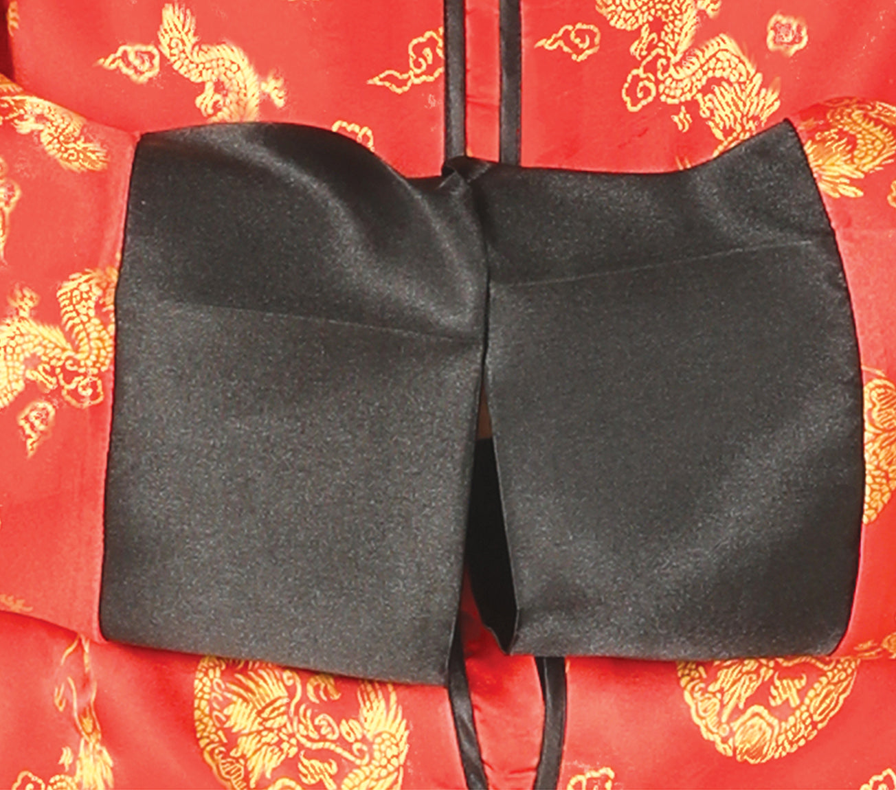 GP80666 – Asiatisches Karnevalsoutfit Drachenmuster – Größe: 48 - 50 (M) – Farbe: Rot