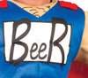 GP80743 – Superhelden Abenteuerfigur Bierliebhaber – Größe: 48 - 50 (M) – Farbe: Blau