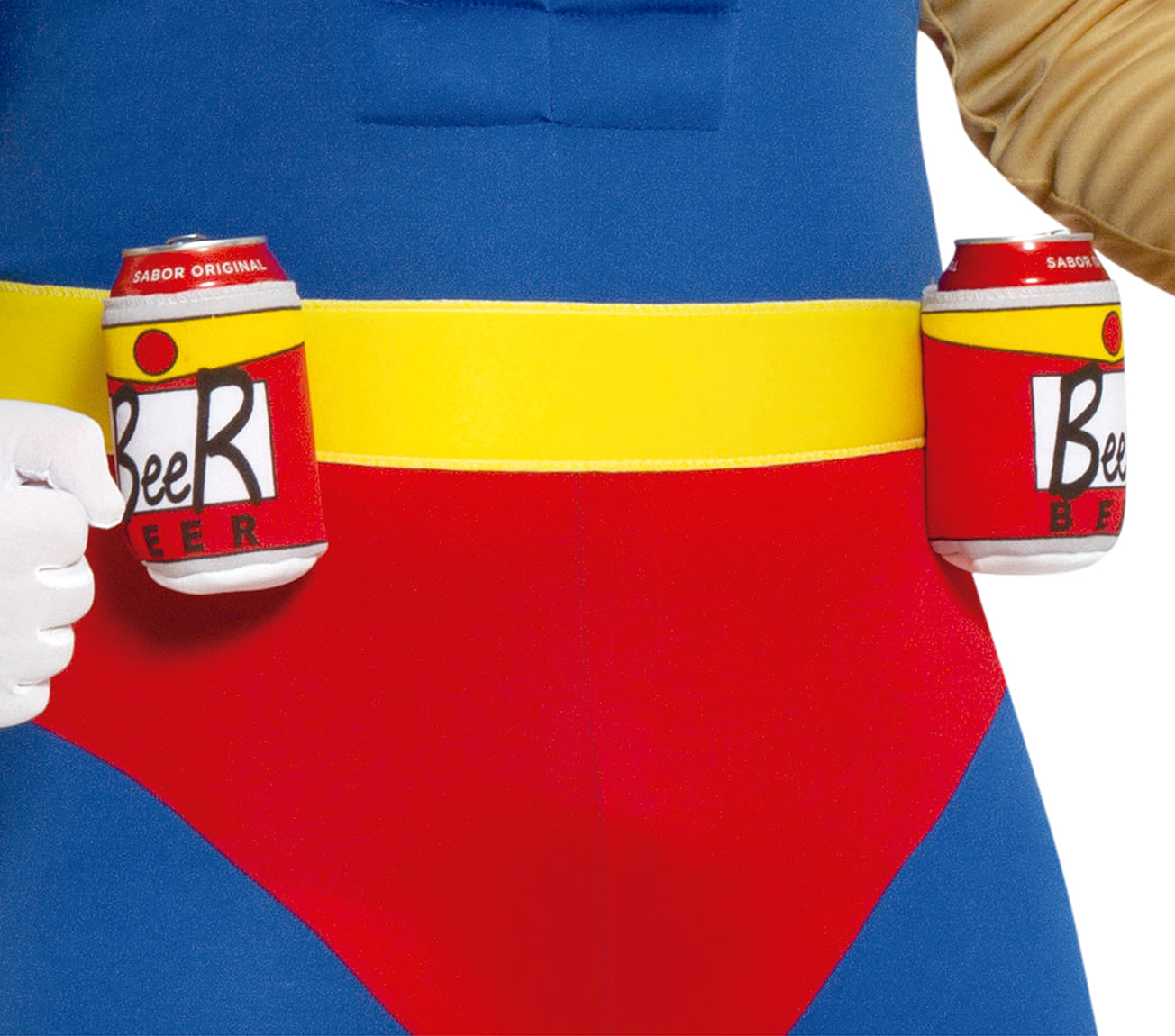 GP80743 – Superhelden Abenteuerfigur Bierliebhaber – Größe: 54 - 56 (XL) – Farbe: Blau