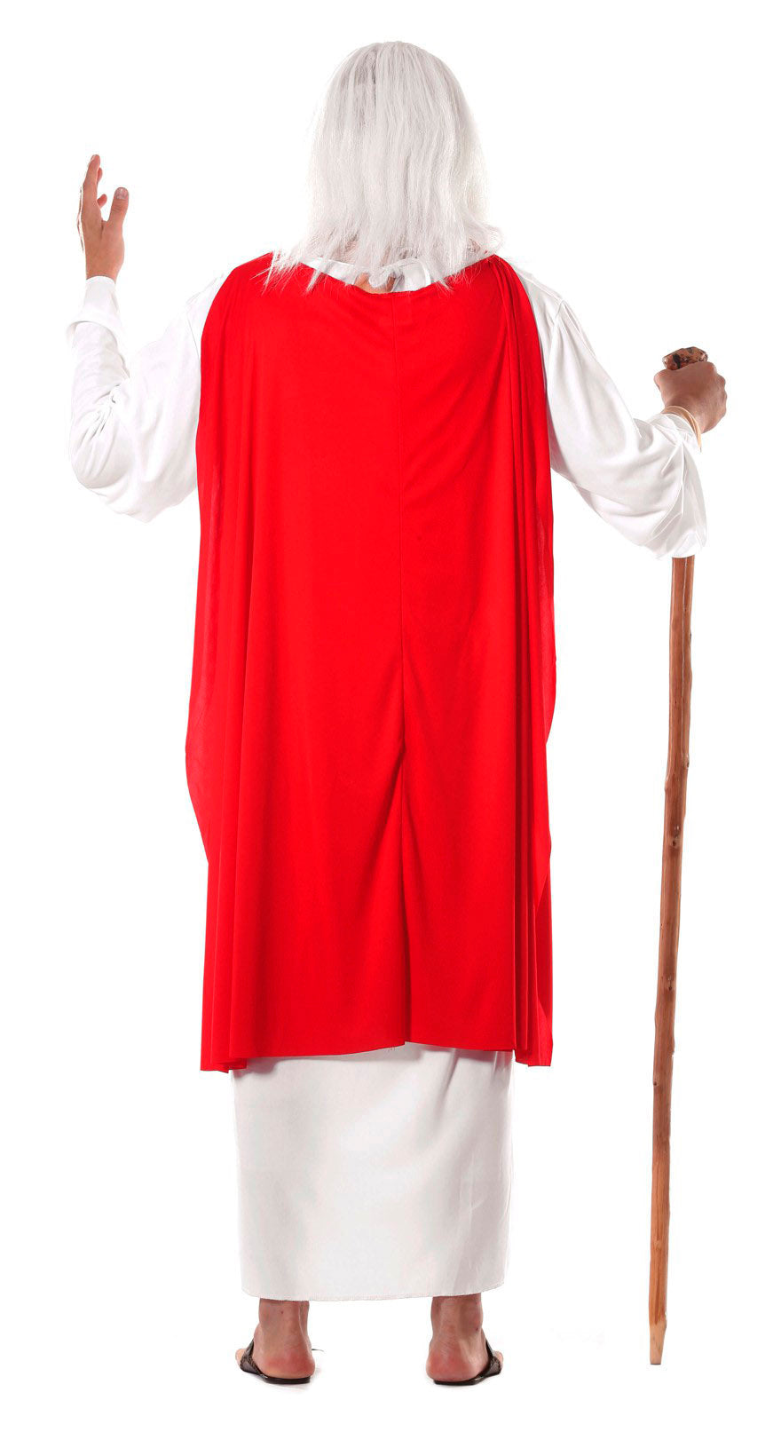 GP84864 – Gallischer Druide Kostüm Karneval – Größe: 48 - 50 (M) – Farbe: Weiß