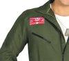 GP80803 – Pilot Abenteurer Filmheld Military – Größe: 48 - 50 (M) – Farbe: Grün