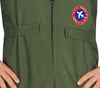 GP80803 – Pilot Abenteurer Filmheld Military – Größe: 48 - 50 (M) – Farbe: Grün