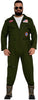 GP80803 – Pilot Abenteurer Filmheld Military – Größe: 54 - 56 (XL) – Farbe: Grün