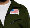 GP80803 – Pilot Abenteurer Filmheld Military – Größe: 54 - 56 (XL) – Farbe: Grün