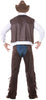 GP80824 – Cowboy Abenteuer Wildwest Kostüm Karneval – Größe: 48 - 50 (M), 54 - 56 (XL) – Farbe: Braun