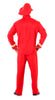GP84323 – Feuerwehrheld Karneval Kostüm – Größe: 48 - 50 (M) – Farbe: Rot