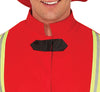 GP84323 – Feuerwehrheld Karneval Kostüm – Größe: 48 - 50 (M) – Farbe: Rot